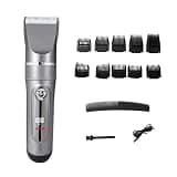 MSLSOIAB Household Electric Hair Clipper LCD Digital Display Shaver Pusher