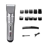 KNPSJJRHF Household Electric Hair Clipper LCD Digital Display Shaver Pusher