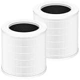 A2001 Replacement Filter Compatible with A2001 Air Purifier, 3-In-1 Efficient Filtration Activated Carbon Filter, Compared to Part #AF-2001, 2 Pack