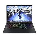 Hotface Customized Laptop, Created Using 16" WQXGA 165Hz Gaming Laptop, Core Ultra 9 275HX, GeForce RTX 5070, 16GB/32GB/64GB RAM, 1TB/2TB/4TB SSD, 24-Zone RGB Backlit Keyboard, Win 11 Pro, Black