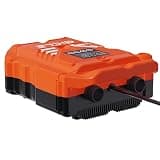 BAVIZZN Paddle Board Electric Pump, 12V DC Car Powered SUP Pump with Dual Stage Inflation,22PSI Portable Air Pump for Inflatable Paddleboards, Boats, Mattresses & Sports Inflatables (DC12V_5Nozzles)