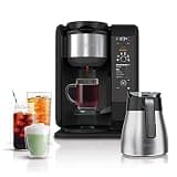 Shark Ninja CP307 Hot and Cold Brewed System W/Thermal Carafe Coffee Maker, Black