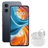 TCL NXTPAPER 70 Pro Cell Phone Bundle with CrystalClip Open Ear Clip-On Earbuds, Android 16 Unlocked Smartphone, 256GB, 6.9" FHD+ 120Hz Display, 50MP Camera, 36H Earbuds