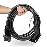 LEFANEV 32A 20 Feet EV Charger Extension Cord for J1772 Electric Vehicle Charging Stations