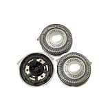3 Pack HQ8 Replacement Shaver Heads Compatible with Philips PT730 PT735 PT860 PT870 AT750 AT751 AT890 AT891 HQ7120 HQ7100 HQ7140, Stainless Steel Razor Blade Set