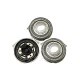 3 Pack HQ8 Replacement Shaver Heads Compatible with Philips PT730 PT735 PT860 PT870 AT750 AT751 AT890 AT891 HQ7120 HQ7100 HQ7140, Stainless Steel Razor Blade Set