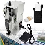 Pneumatic Sock Tagging Machine, Compatible with 0.2"-1.7" Tag Pins, High-Speed Hang Tag Labeling Machine with Foot Pedal for Socks Towels Garments Packaging