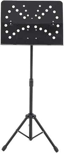 YOYAL Dual Purpose Portable Foldable and Adjustable Music Stand, Suitable for Violinists, A Music Stand for Instrument Performance