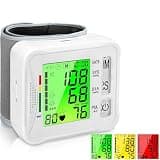 Wrist Blood Pressure Monitor, 2024 New Digital BP Cuff Automatic Machine 90X2 Reading Memory 21