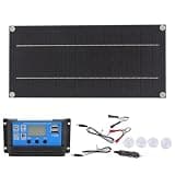 60W 18V Solar Panel Kit, 100A Solar Battery Charger Controller Battery Charging Kit for Outdoor Farming Home Camping Marine Boat RV