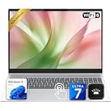 WOWPC Customized HP OmniBook 5 16" WUXGA 2K Touchscreen Laptop | Intel Core Ultra 7 Processor with AI Boost | 32GB DDR5 RAM | 512GB PCIe SSD | Win 11 | Backlit Keyboard | Wi-Fi 6 & Bluetooth 5.4
