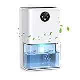 Dehumidifier, 1500ML (50 OZ) Small Dehumidifier for Home (300 Sq. Ft), Quiet with Auto Shut Off, for Bedroom, RV, Closet