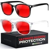 livho High Tech Blue Light Glasses - Advanced Blue Light Blocking Computer Glasses - Screen Fatigue & UV Protection