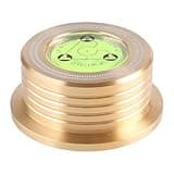 Record Weight with Level Indicator for Stability, 60Hz Turntable Clamp Anti-Vibration Clamp for Vinyl Playback