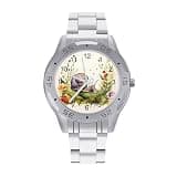 FekiLoot Watch for Men Big Face Stainless Steel Wrist Watch Personality