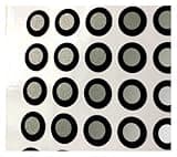 Inner 6mm Outer 10mm Reference Point Markers/Reflection Markers, Tracking Dots for 3D Scanning, for 3D Scanning, Diffuse Reflection Markers for Complex Details