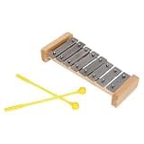 Omquot Educational Kids 8 Button Xylophone for Toddlers Clear Sound with Safety Hammers for Kids Ages 1-3 Years