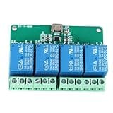 Rcniso USB Relay Switch Module, High Precision Drive-Free DC 36V Precision Manufacturing PC Control Switch Expansion Board Stable Performance for Computer