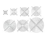 2PCS Cooling Fan Guard Metal Grill Computer Cover Fan Grill 30mm 40mm 50mm 60mm 70mm 80mm 90mm 120mm 135mm 140mm 170mm 200mm