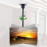 SDdPulse Adjustable Tv Bracket All-Round Rotation Tilt Tv Bracket, Ceiling Adjustable Tv Wall Mount for 26-75 Inch Tvs Electric Tv Lift,1m