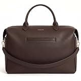 MINKARS Modern Diaper Bag (Maple) - Convertible Tote to Backpack - Microfiber Vegan Leather Hospital Bag for Parents