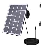 Solar Panel for Security Camera Solar Panel for Rechargeable Battery Security Camera Adjustable Wall Mount