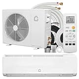 GarveeHome 18000 BTU Mini Split Air Conditioner Heat Pump System, 19 SEER2 230V Ductless AC Cool Up to 1250 Sq. Ft, Complete Installation Kit, White
