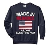 Made In Milwaukee A Long Time Ago Funny Milwaukee Comfort Colors Adult Sweatshirt