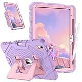 Fintie Kids Friendly Case for iPad (A16) 11th Generation 11 Inch (2025), iPad 10th Generation 10.9 Inch (2022), Fully-Body Rugged Heavy Duty Shockproof Protective Case with Kickstand, Purple