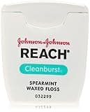 Reach Clean Burst Waxed Floss-Icy Spearmint-55 yds.