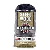 Homax 10120000 Steel Wool, 12 pad, Grade #0000, Rhodes American, Final Finish