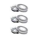 3X Shaver Heads Foil Blade Cutters Fits,Compatible for Philips Shaving Razor HQ2 20 HQ20 HQ22 HQ26 HQ262 HQ220 HQ222 HQ240 HQ2405