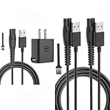 Charger Compatible with Philips Norelco One Blade QP2724 QP2834 QP1924, Fit for Phillips QP6542 QP6552 QP4631 QP6507 QP6552 QP4530 MG5910 MG7910 MG9510 Electric Trimmer Charging Cord