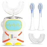LittleTora Kids U-Shaped Electric Toothbrush (White Astronaut)