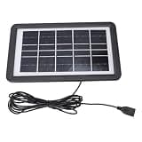 Vistreck Portable Charger - Monocrystalline PV Panel with 1 to 5 Connector Cable for Cam & Outdoor Activities