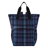 Nesatuwa Cassic Scottish Plaid Diaper Bag Backpack Waterproof Large Capacity Multifunctional Diaper Bags with Insulated Pockets and Stroller Straps Travel Backpack for Baby Girl/Boy