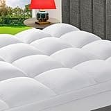 CHOKIT Full Mattress Topper, Extra Thick Pillow Top Mattress Pad for Back Pain Relief, Cooling Bed Topper Mattress Cover with 8-21 Inch Deep Pocket