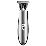 WTYBRMYO Hair Clippers Ceramic Blades Low Noise Adult Professional Men's Beard Trimmers Rechargeable(Silver)