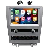 Alikali 9In 2+64G Car Stereo for Ford Mustang 2010-2014 with WiFi/Bluetooth/GPS Navigation Unit/FM/SWC/OE Camera Radio Receiver Screen, with Carplay & Android Auto Interior Accessories