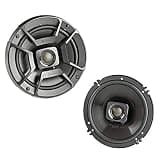 Polk Audio DB652 DB+ Series 6.5 Inch Marine Speakers, 2-Way Coaxial for Car Audio & Boat, 40-22kHz Frequency Response, Polypropylene Woofer Cone, 3/4" Silk Dome Tweeter, Black