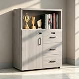 YCZYCZ Lateral File Cabinet with Lock, Metal Office Storage Cabinet, 2 Drawer Lateral File Cabinets for Home Office, A4 Letter Size, Heavy Duty Steel Filing Cabinet for Documents Storage