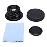 BONKZEBU Manual Focus Lens 35mm F1.6 for Z30 Z50 ZFC APS C Camera, with Coating and Metal Build