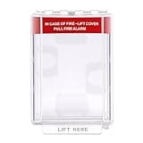 Sanpyl Fire Alarm Switch Cover, Pull Station Guard with IP67 Water Proof, Clear Protective Cover for Manual Call Point, Fire Proof Heat for Emergency Equipment, Indoor Outdoor