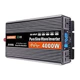 Pure Sine Wave Inverter Vehicle Power Inverters DC 12V/to60V to 220V AC Peak 3000W to 6000W Converter 4000W-12Vto220V(4000w,24V-220V)