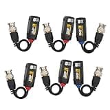Compatible with 6Pcs HD Video Power Balun, 8MP Surveillance Accessories Transmission Systems