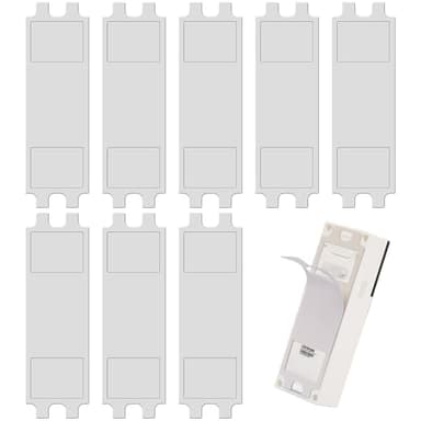 8-Pack Adhesive Mounting Tape Compatible with TP-Link Tapo Video Doorbell D210/D225 – Replacement No-Drill Mount for Apartments
