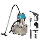 Dapper Supply Commercial Steam Cleaner with Wet/Dry Vacuum, Carpet & Upholstery Extraction, HEPA Filtration, 2 Gal Tank, up to 230°F, for Tile, Grout, Kitchens & Auto Detailing