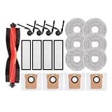 VEWHVBYDK Robot Vacuum Replacement Spare Parts,Compatible with Xiaomi 5 / OV31GL Cleaner Accessories Main Side Brush Mop Cloth HEPA Filter Dust Bag(19PCS A)