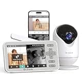 Dr.Care VistaView Lite Smart WiFi Baby Monitor - 4" 720P Split Screen & 1080P Camera App Control, Motion Alerts, HD Night Vision, Triple Security, 2-Way Talk, Video Recording, Multi-User