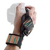 USA Gear DualGRIP Professional Grip Camera Hand Strap with Neoprene Design and Metal Plate - Compatible with Canon, Fujifilm, Nikon, Sony, and more DSLR, Mirrorless, Point & Shoot Cameras (Southwest)